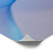 Abstract Pastel Fabric Flow ポスター (角)