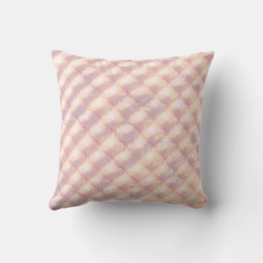 Abstract pastel glowing quatrefoil pattern クッション (裏面)