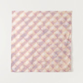 Abstract pastel glowing quatrefoil pattern タペストリー (正面)