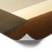 Abstract Path Wall Art for Living Room Decor ポスター (角)