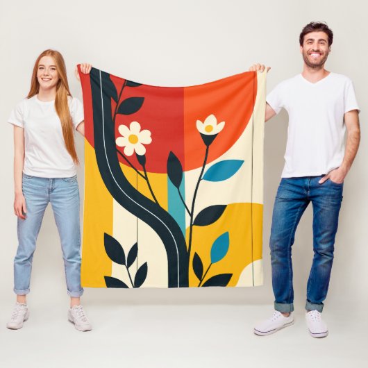 abstract pattern フリースブランケット (インサイチュ)