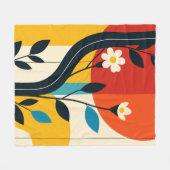 abstract pattern フリースブランケット (正面(横))