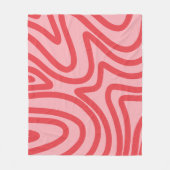 abstract pattern フリースブランケット (正面)