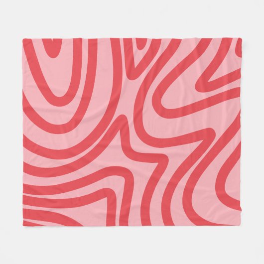 abstract pattern フリースブランケット (正面(横))