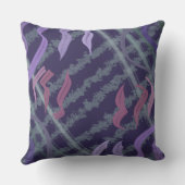 Abstract Pattern Art Of Watercolor Brushstrokes アウトドアクッション (裏面)