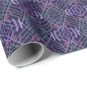 Abstract Pattern Art Of Watercolor Brushstrokes ラッピングペーパー (ロールコーナー)