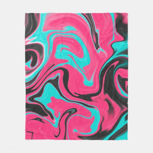Abstract pattern background with gradient texturea フリースブランケット (正面)