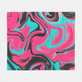 Abstract pattern background with gradient texturea フリースブランケット (正面(横))