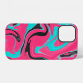 Abstract pattern background with gradient texturea iPhoneケース (裏面横)