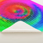 abstract pattern, multicolored geometric wallpaper シェルパブランケット (3/4)