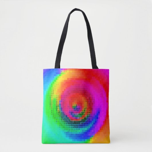 abstract pattern, multicolored geometric wallpaper トートバッグ (正面)