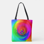 abstract pattern, multicolored geometric wallpaper トートバッグ (裏面)