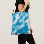 Abstract pattern of geometric shapes backgroundabs トートバッグ (クローズアップ)