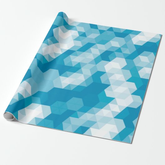 Abstract pattern of geometric shapes backgroundabs ラッピングペーパー (アンロールド)