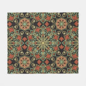 Abstract pattern. Oriental color background. フリースブランケット (正面(横))