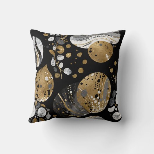 Abstract Pattern Pillow クッション (裏面)