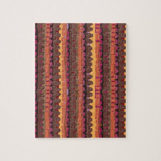 Abstract pattern seamless botanical 4 ジグソーパズル (縦)