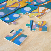 Abstract pattern seamless illustration 2 ジグソーパズル (側面)