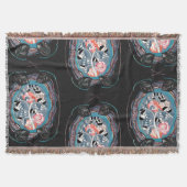 Abstract pattern , seamless illustration 7 スローブランケット (正面)