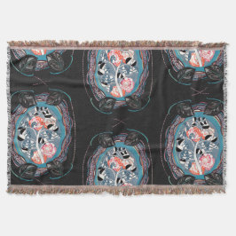 Abstract pattern , seamless illustration 7 スローブランケット