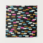 Abstract pattern with textured geometric shapes. a タペストリー (正面(横))