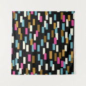 Abstract pattern with textured geometric shapes. a タペストリー (正面)