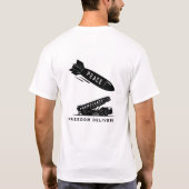 Abstract Peace Freedom Delivery Minimalist Art  Tシャツ (裏面)