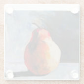 Abstract Pear ガラスコースター (裏面)