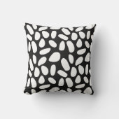 Abstract pebbles Throw Pillow クッション (正面)