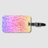 Abstract Pen & Ink Geometric Shapes ラゲッジタグ (正面横)