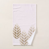 Abstract Pine Cones Of Copper And Platinum Pattern バスタオルセット (ハンドタオル)