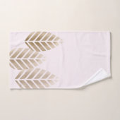 Abstract Pine Cones Of Copper And Platinum Pattern バスタオルセット (ハンドタオル)