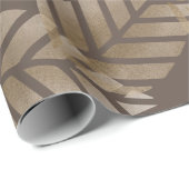 Abstract Pine Cones Of Copper And Platinum Pattern ラッピングペーパー (ロールコーナー)