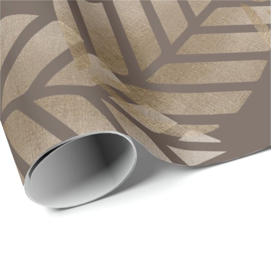Abstract Pine Cones Of Copper And Platinum Pattern ラッピングペーパー (ロールコーナー)
