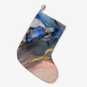 Abstract pink-blue background with beautiful smudg スモールクリスマスストッキング (正面 (吊り時))