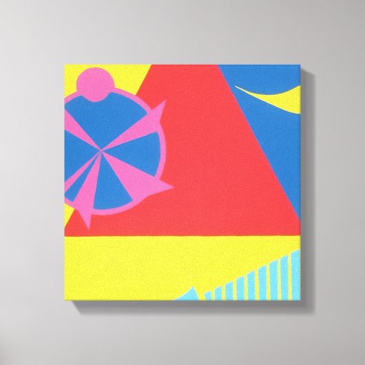 Abstract Pink Windmill Canvas Print キャンバスプリント (正面)