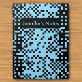 Abstract Pixel Effect Pattern Notebook ノートブック