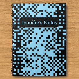 Abstract Pixel Effect Pattern Notebook ノートブック