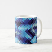  abstract pixel pattern background pixel,abstract, コーヒーマグカップ (正面右)