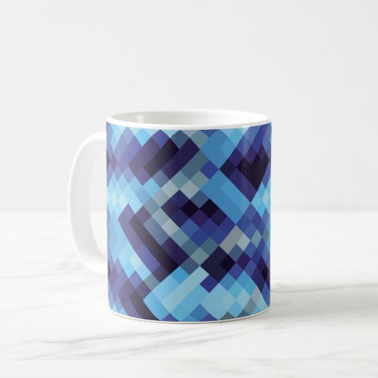  abstract pixel pattern background pixel,abstract, コーヒーマグカップ (正面左)