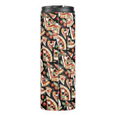 Abstract Pizza Slices On A Black Background タンブラー (裏面)