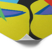 Abstract Playground of Colored Shapes Print ポスター (角)