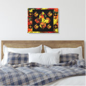 Abstract Plus Sign Carnation Canvas Art (20 X 16) キャンバスプリント (インサイチュ (寝室))