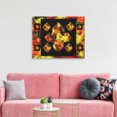 Abstract Plus Sign Carnation Canvas Art (20 X 16) キャンバスプリント (インサイチュ (リビング))