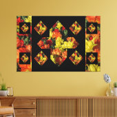 Abstract Plus Sign Carnation Canvas Art (60 X 40) キャンバスプリント (インサイチュ (リビング))