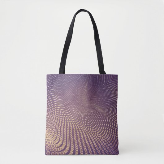 Abstract polygonal space low poly dark background  トートバッグ (正面)