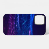 Abstract polygonal space low poly dark background iPhoneケース (裏面横)