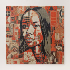 Abstract Portrait of a Woman ジグソーパズル