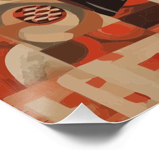 Abstract Portrait of a Woman ポスター (コーナー)