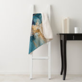 Abstract Portrait Wall Art, Modern Woman Face Pain シェルパブランケット (インサイチュ)